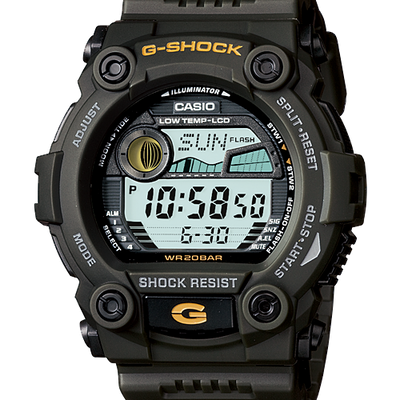 Casio Men's G7900-1 G-Shock Rescue Digital Sport Black Resin Watch outlet