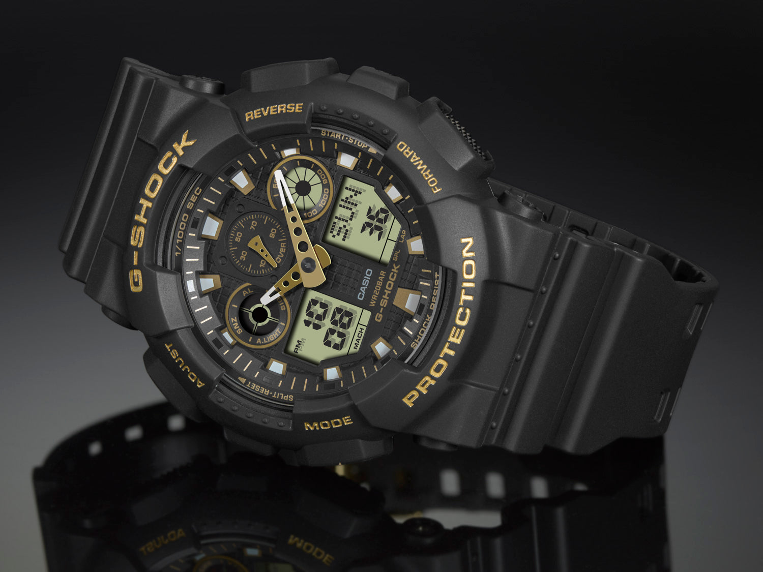 G-Shock Magnetic Resistant Duo Mens Watch GA100GBX-1A9