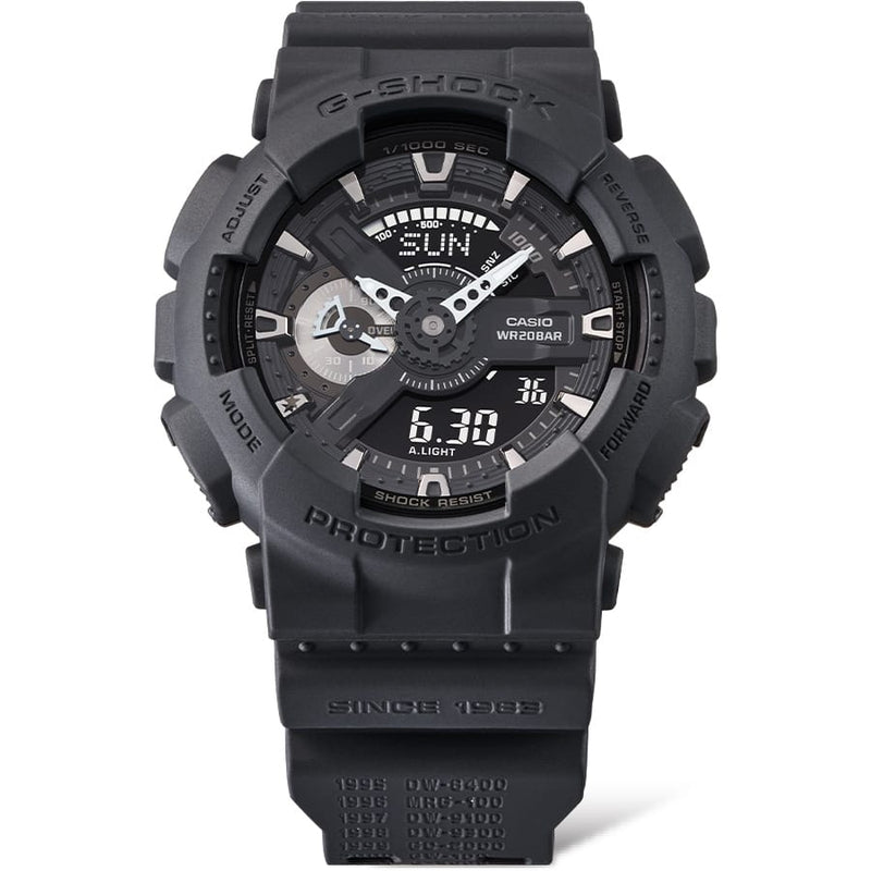 G-Shock 110 SERIES Black Resin Band Watch GA114RE-1A