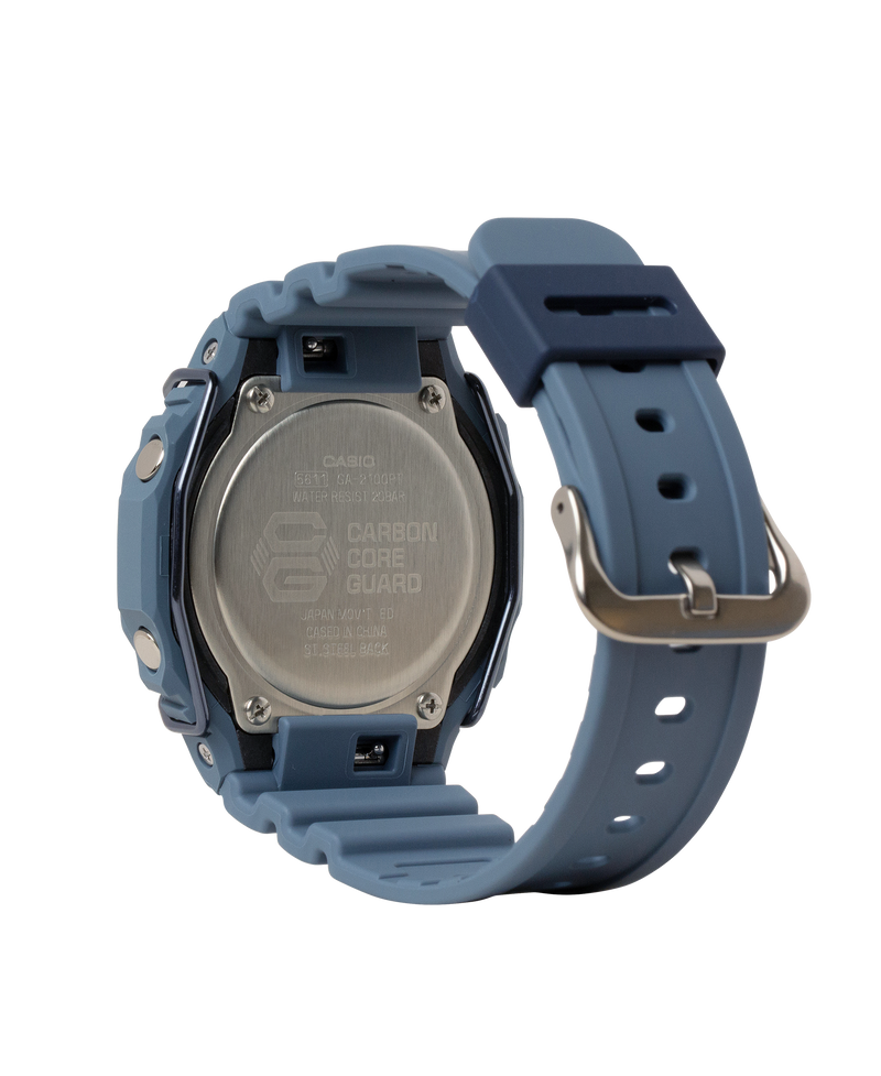 G-Shock CasiOak Face Protector Natural Blue GA2100PT-2A