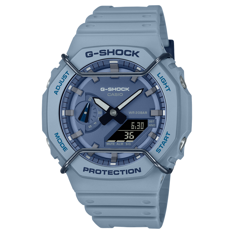 G-Shock CasiOak Face Protector Natural Blue GA2100PT-2A
