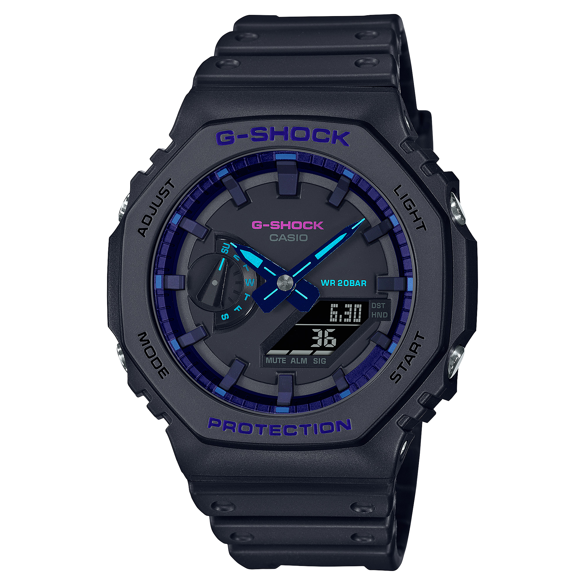 G-Shock CasiOak Virtual World Mens Watch GA2100VB-1A