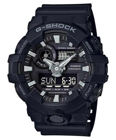 G Shock Duo World Time Mens Watch GA700 1B Watch Direct