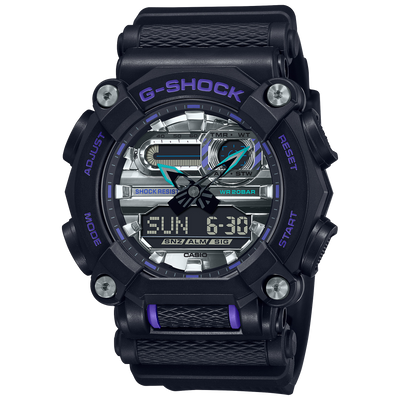 G shock black and purple clearance