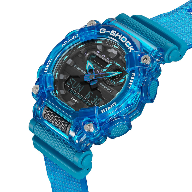 Blue g shop shock mens watch