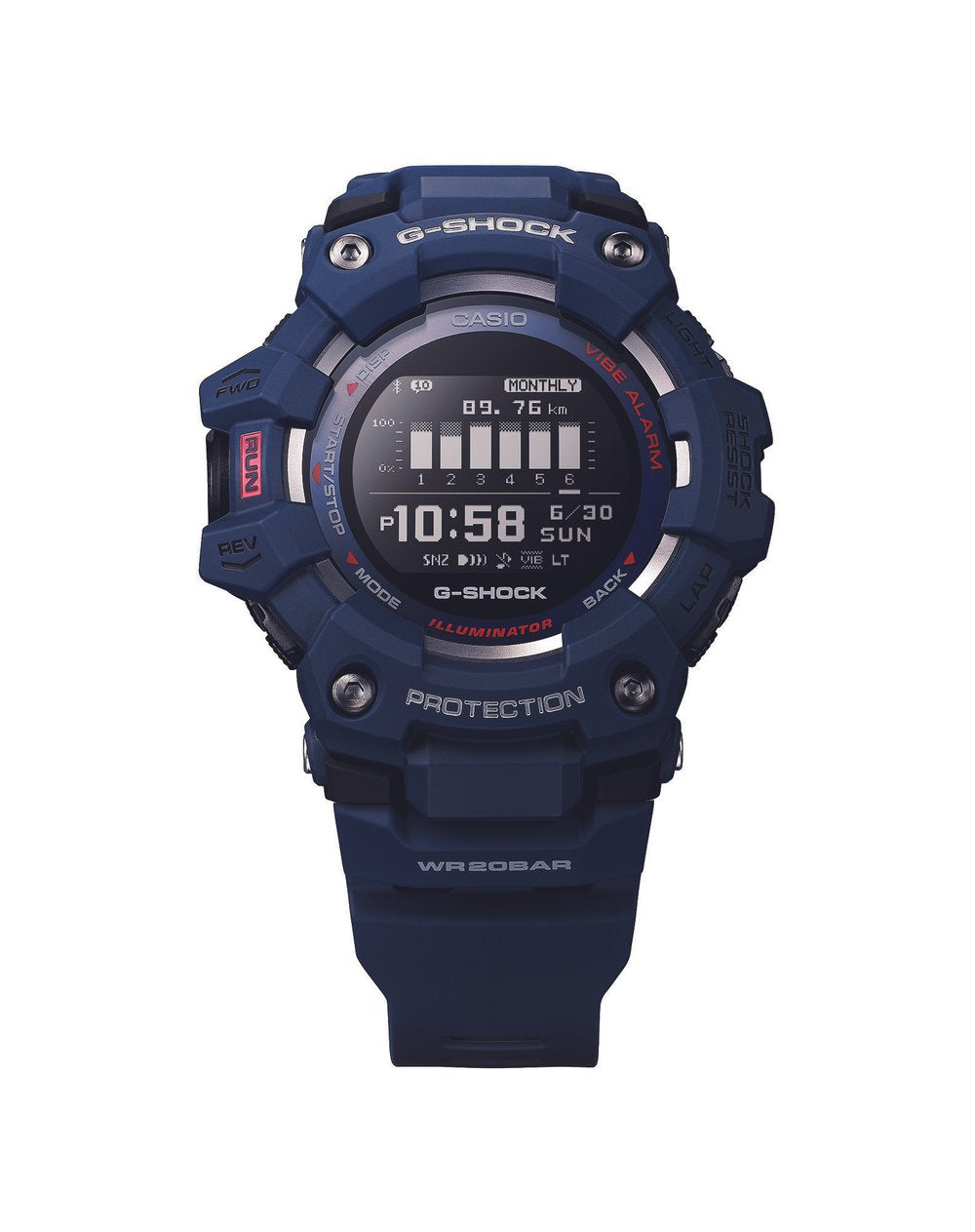 G Shock G Squad Distance Data Watch GBD100 2D Watch Direct