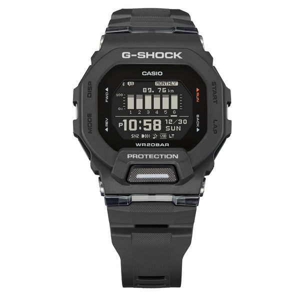 G-Shock GBD-200 Series Black Resin Strap Mens Watch GBD200-1D