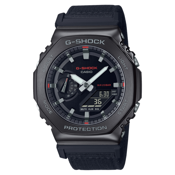 G-Shock digital-analog wristwatch with a black case and strap.