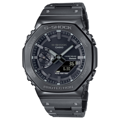 G shock solar sales black