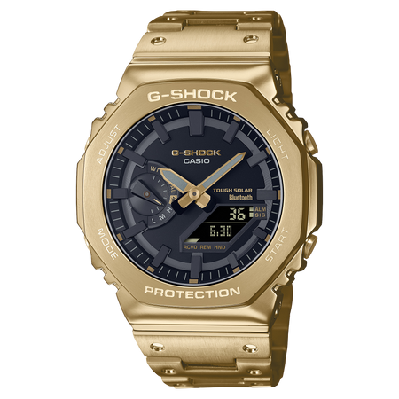 G Shock Full Metal Gold CasiOak GMB2100GD 9A Watch Direct