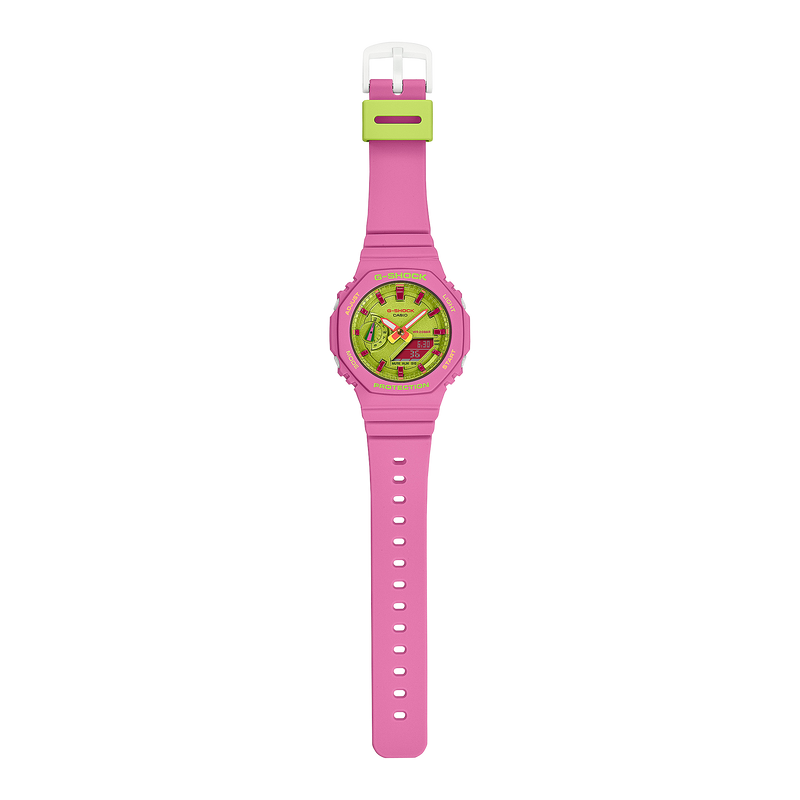 G-Shock Pink Resin Band Womens Watch GMAS2100BS-4A