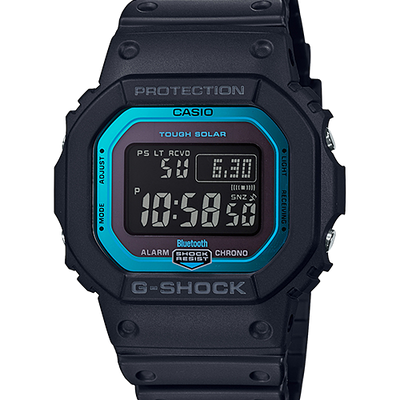 G Shock Bluetooth Connect Black and Blue GWB5600 2D Watch Direct