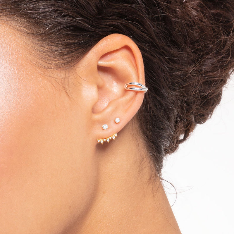 Thomas sabo ear studs white stone sale