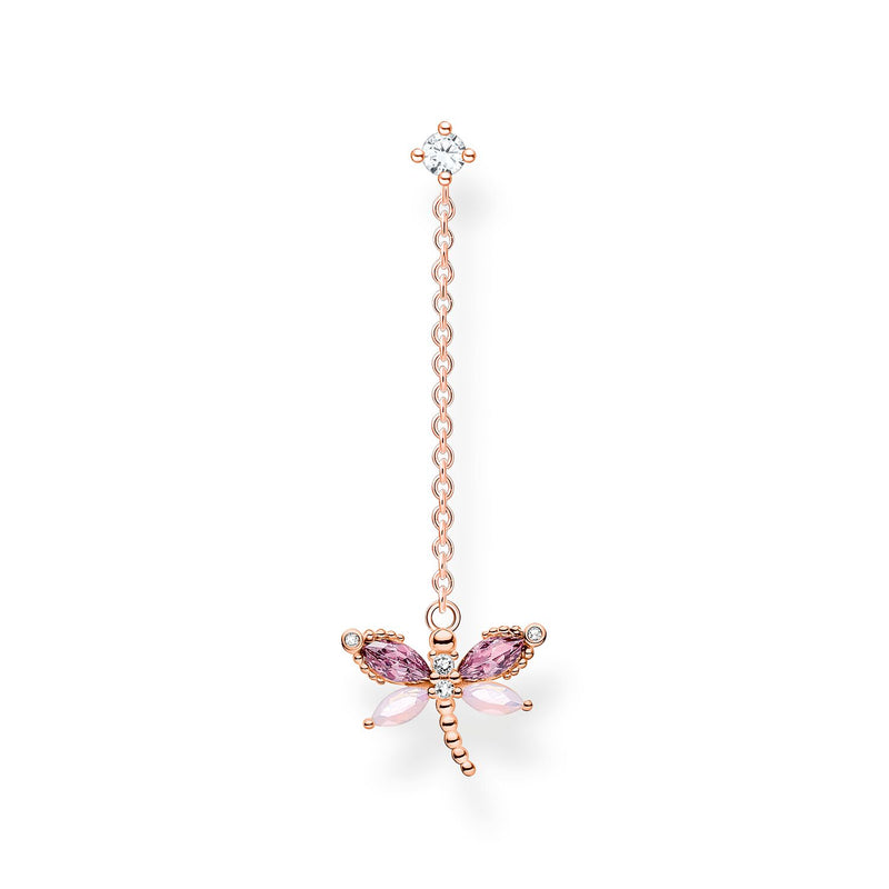 Thomas Sabo Single Earring Dragonfly Rose Gold