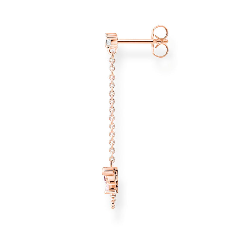 Thomas Sabo Single Earring Dragonfly Rose Gold