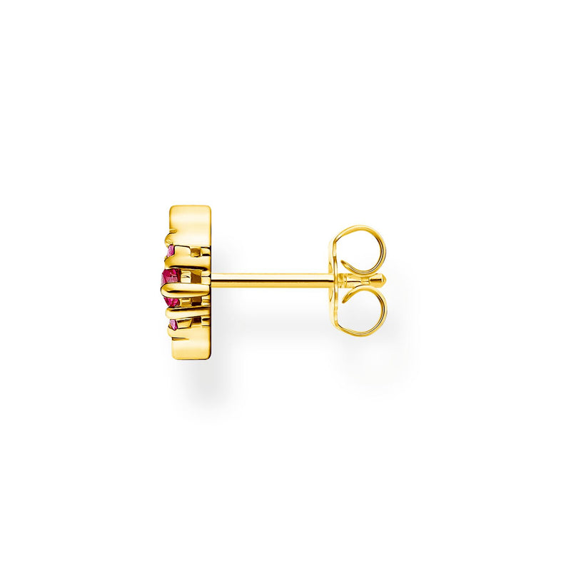 Thomas Sabo Single Ear Stud Watermelon  Gold