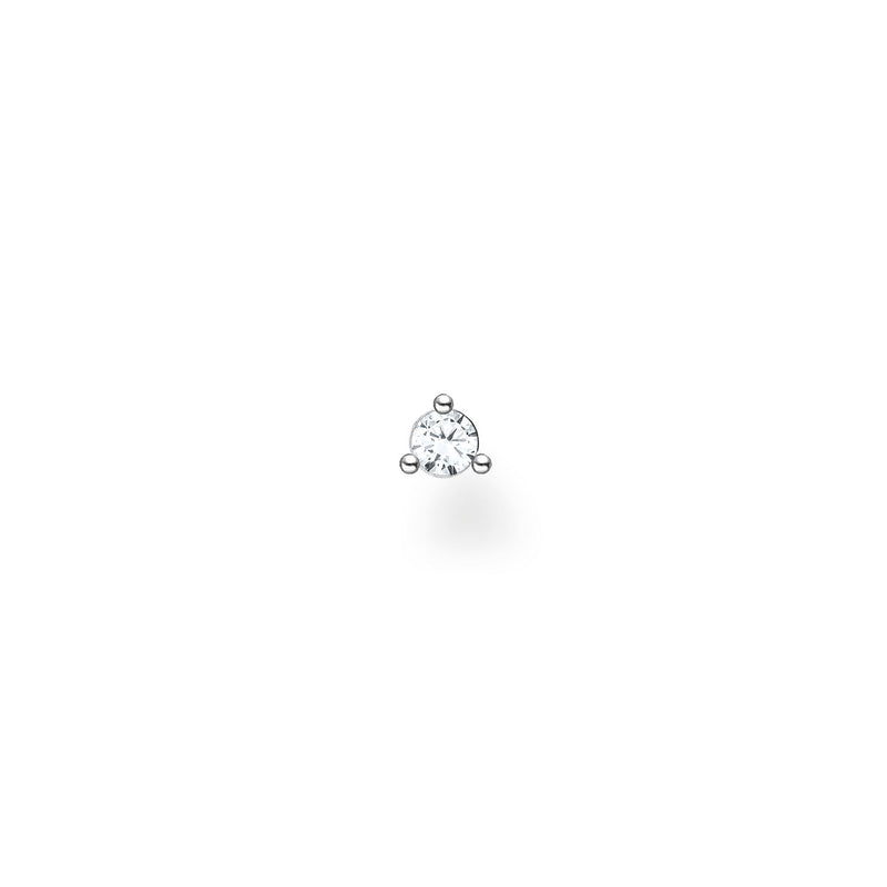 Thomas Sabo Single Ear Stud Stone Silver