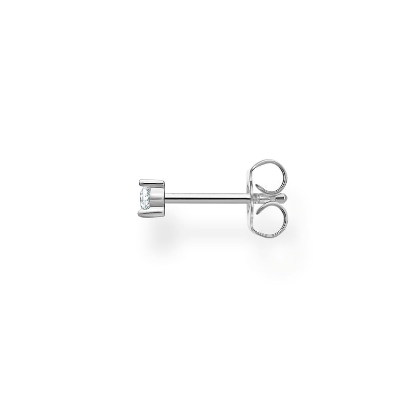 Thomas Sabo Single Ear Stud Stone Silver