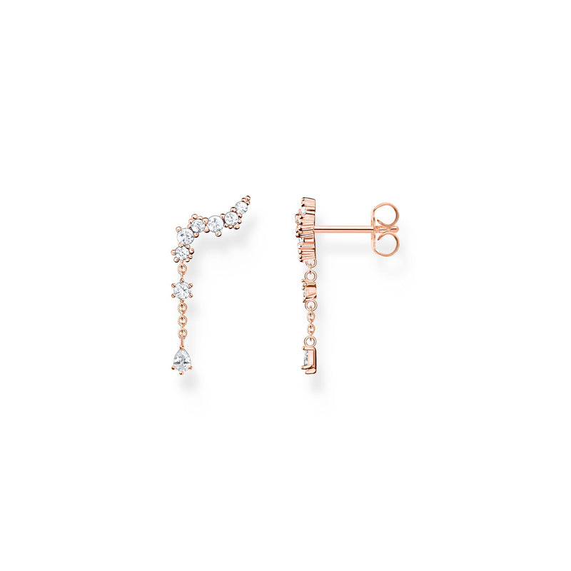 THOMAS SABO Ear climber ice crystals rose gold