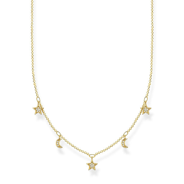 Thomas Sabo Necklace Crescent Moons & Stars
