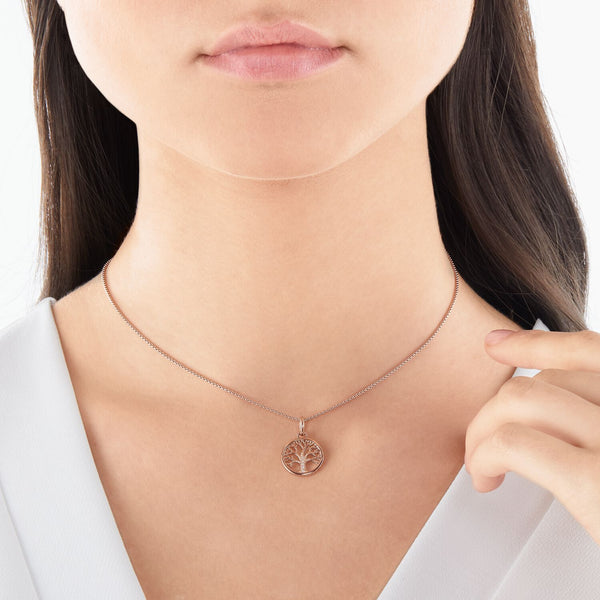 Thomas Sabo Necklace Tree Of Love Rose Gold