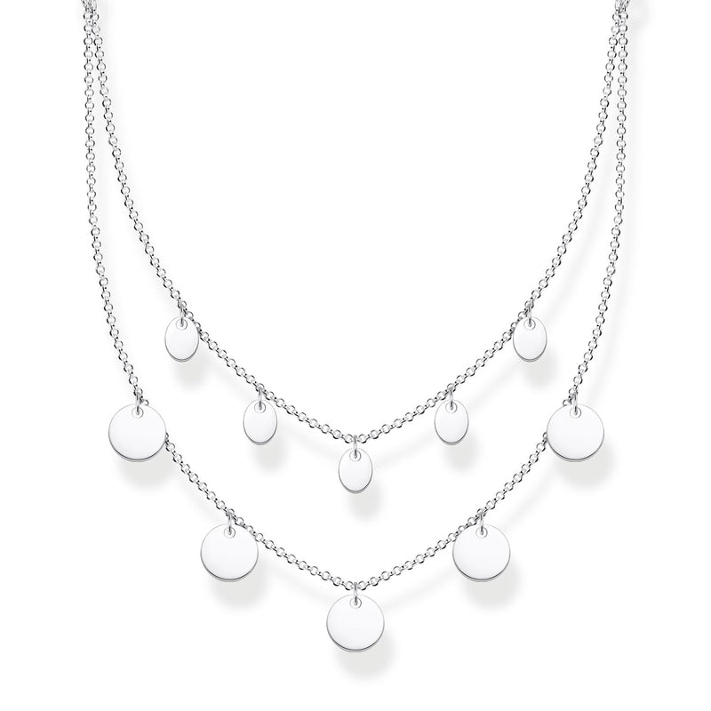 Thomas Sabo Necklace With Discs Silver