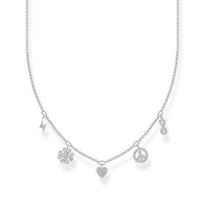 Thomas Sabo Necklace With Symbols Silver