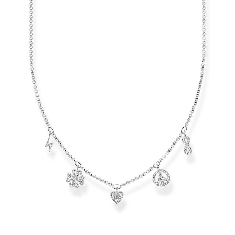 Thomas Sabo Necklace With Symbols Silver