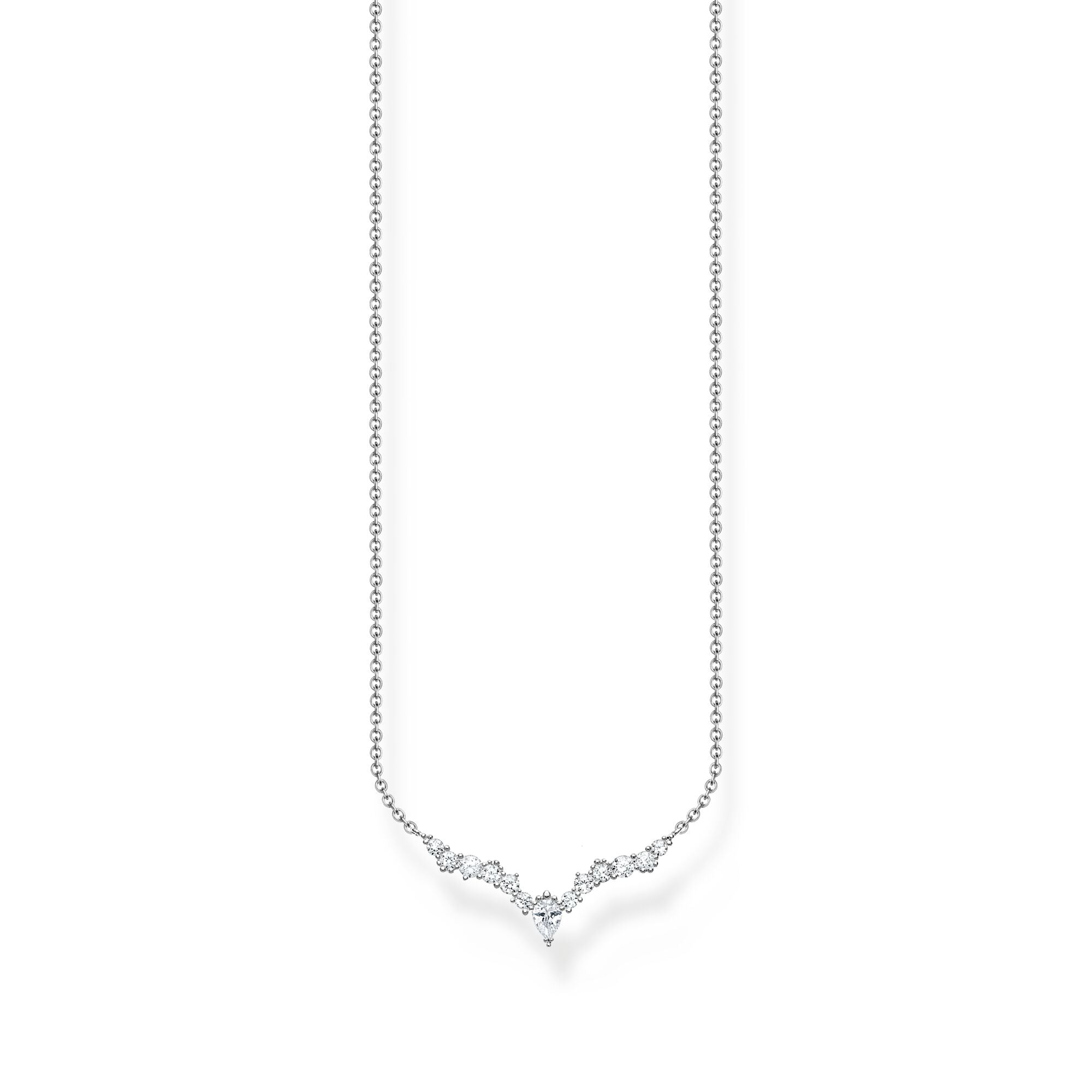 THOMAS SABO Necklace ice crystals silver