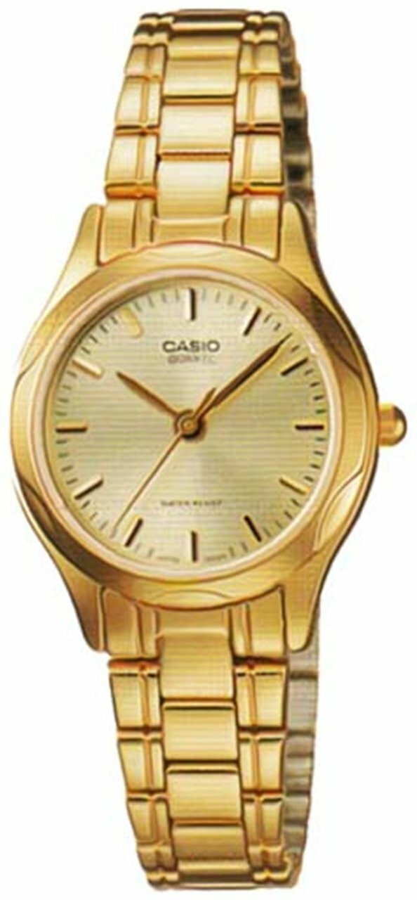 Casio Ltp1275G-9A Gold Stainless-Steel Quartz With Gold Dial Womens Watch