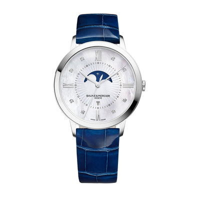 Baume & Mercier Classima Quartz 36mm Diamond Set Watch M0A10226