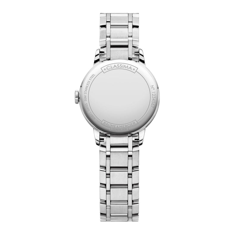 Baume & Mercier Classima Quartz 27mm Diamond Set Watch M0A10490