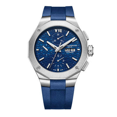 Baume & Mercier Riviera Blue Automatic 43mm Watch M0A10623