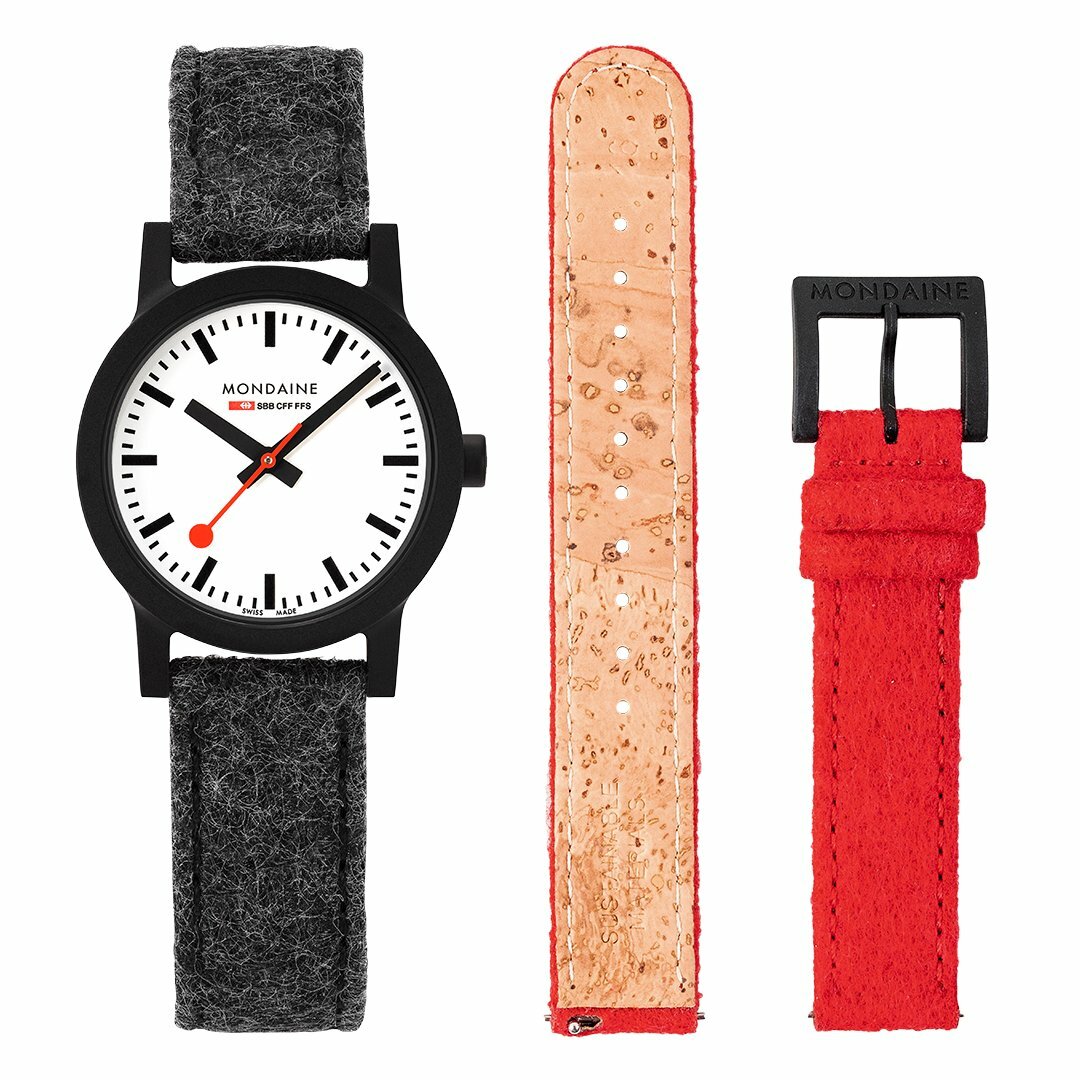 MONDAINE OFFICIAL SWISS RAILWAYS ESSENCE WATCH SET MS1.32110.LH.SET
