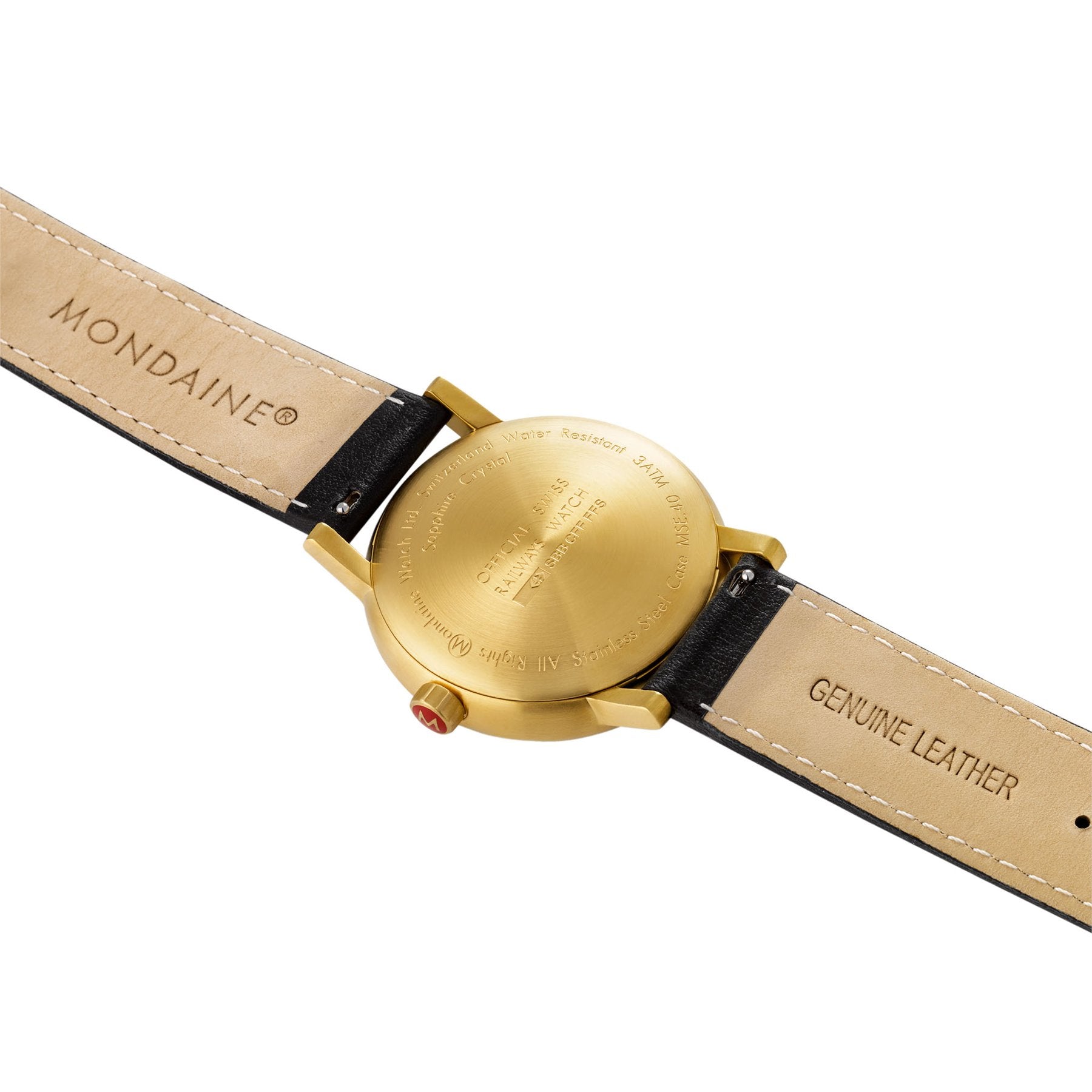 Mondaine Official EVO2 Golden Stainless Steel Watch MSE.40122.LB