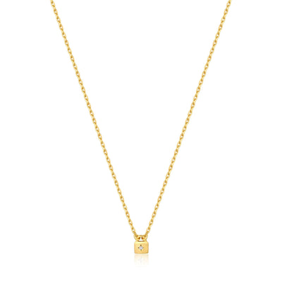 Ania Haie Gold Padlock Necklace