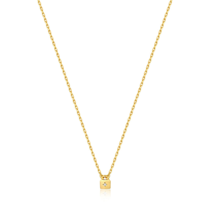 Ania Haie Gold Padlock Necklace