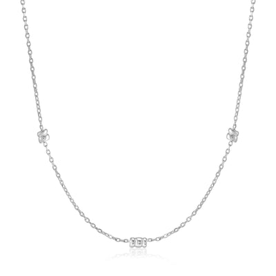 Ania Haie Silver Smooth Twist Chain Necklace