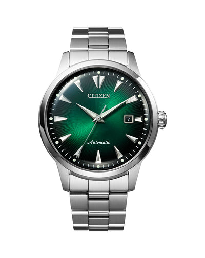 Citizen Automatic Green Dial Men's Watch NK0007-88X
