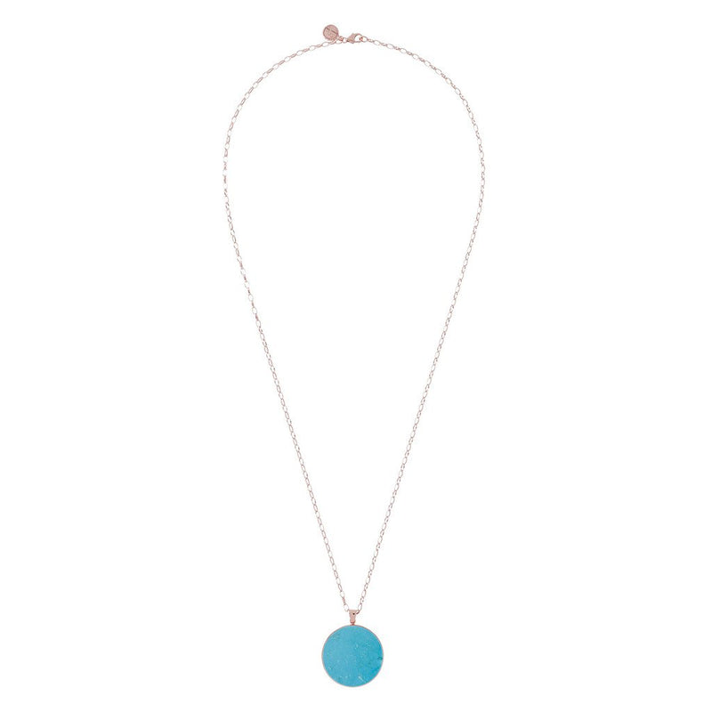 Bronzallure Magnesite Big Disc Necklace