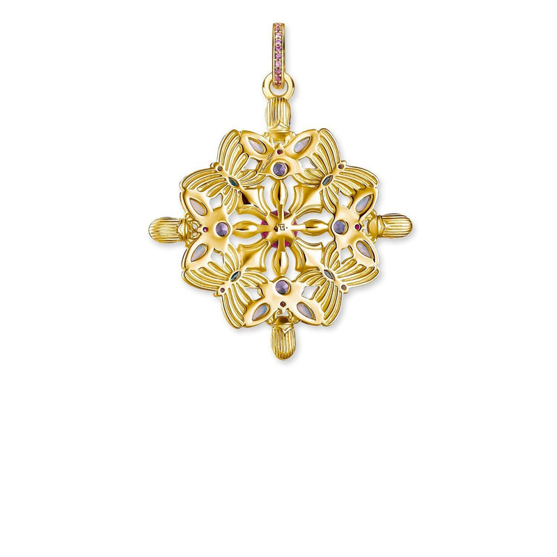 Thomas Sabo Pendant Amulet Kaleidoscope Butterfly Gold