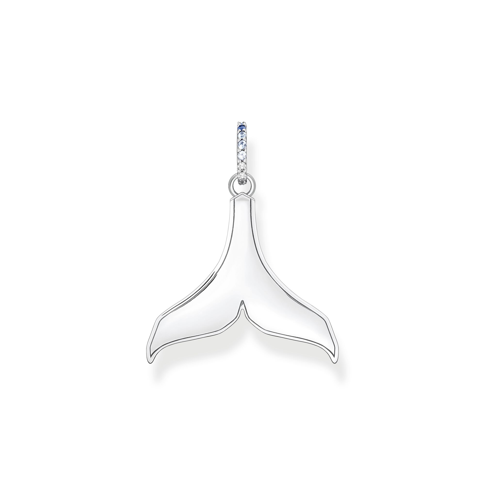 THOMAS SABO Pendant Tail Fin with Blue Stones