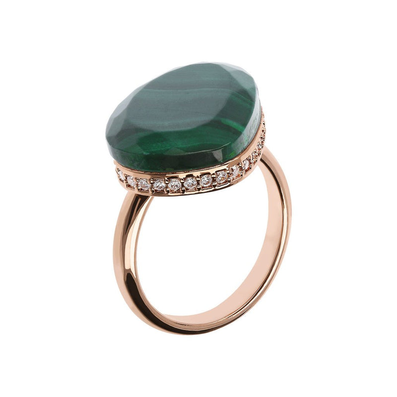 Bronzallure Preziosa Ring With Natural Stone