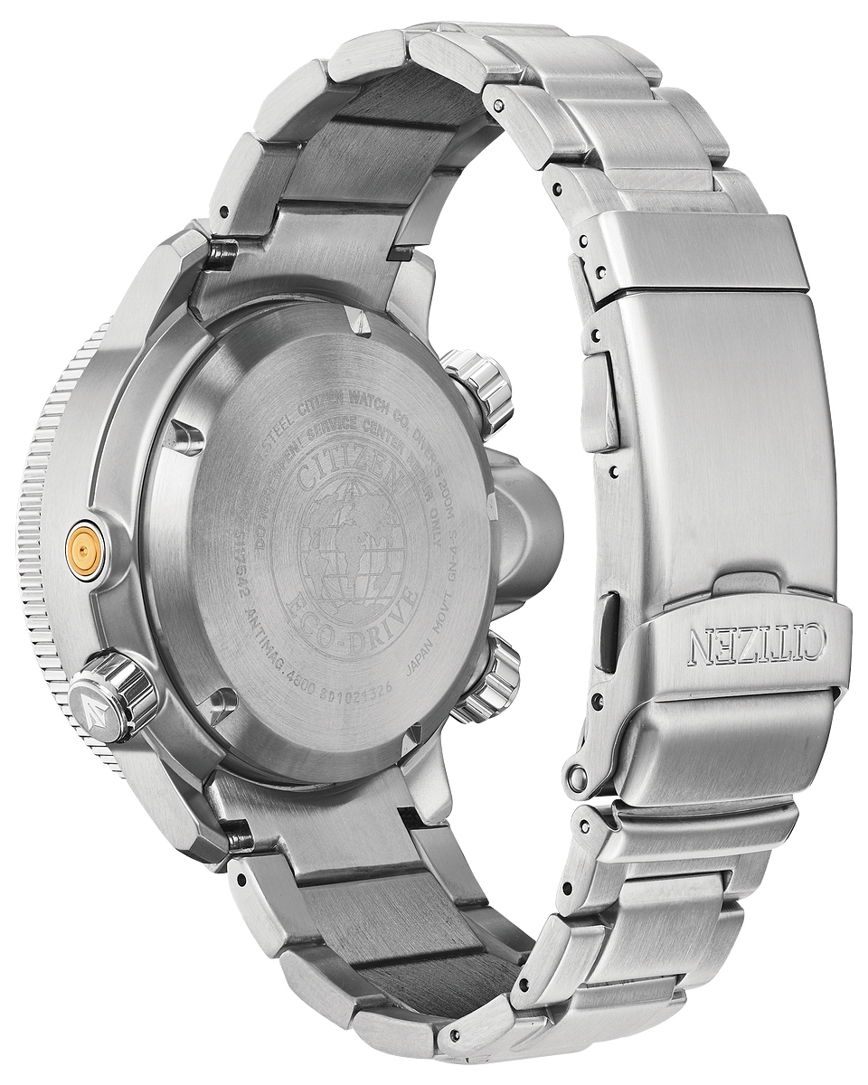 Citizen Promaster Marine Orange Bezel Watch BN2039-59E