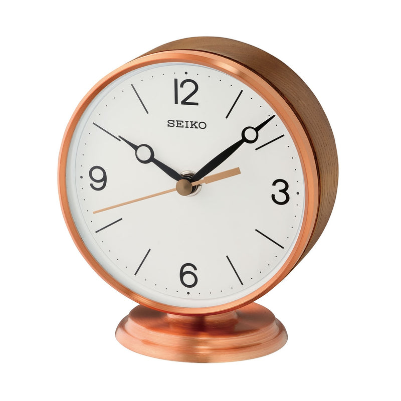 Seiko Rose Gold Mantle Clock QXG150-P