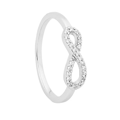 Georgini Petite Infinity Ring Silver Size 5