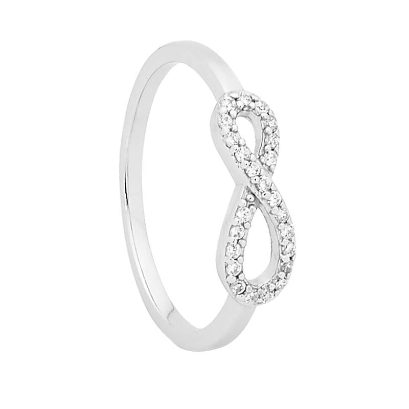 Georgini Petite Infinity Ring Silver Size 5