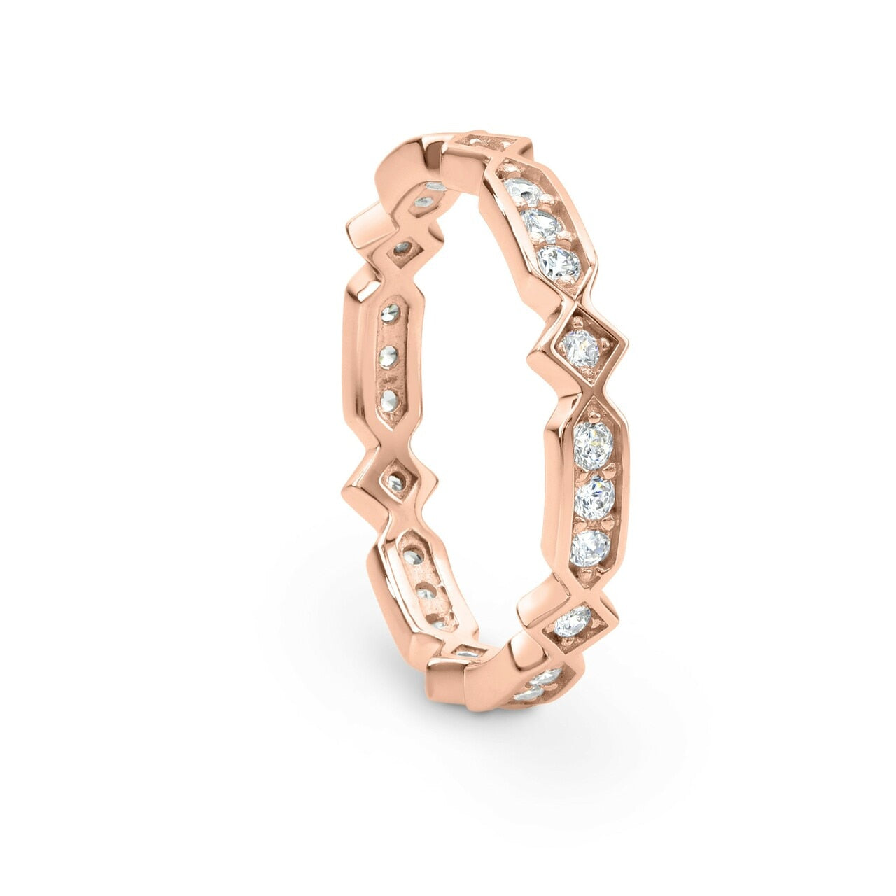 Georgini Zuma Ring Rose Gold Size 5