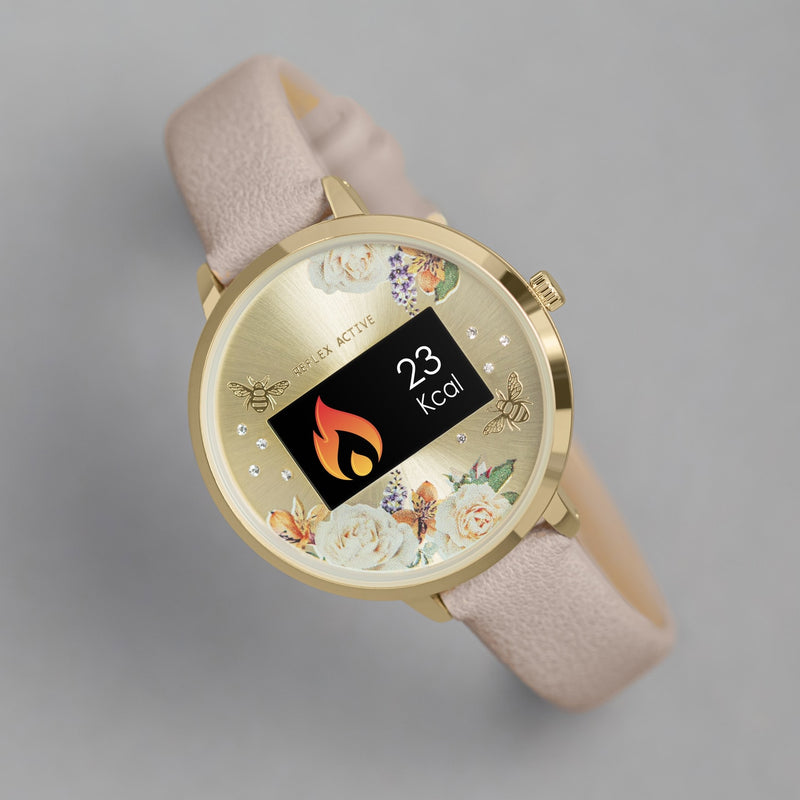 Reflex Active Series 3 Gold Grey Bumblebee Smart Watch