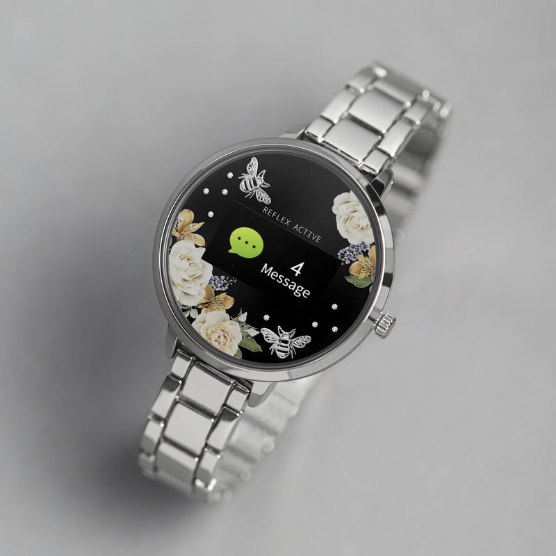 Reflex Active Series 3 Silver Black Bumble Bee Smart Watch